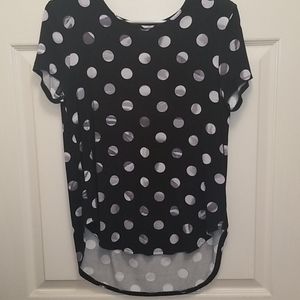 Raylon Polka Dot Blouse